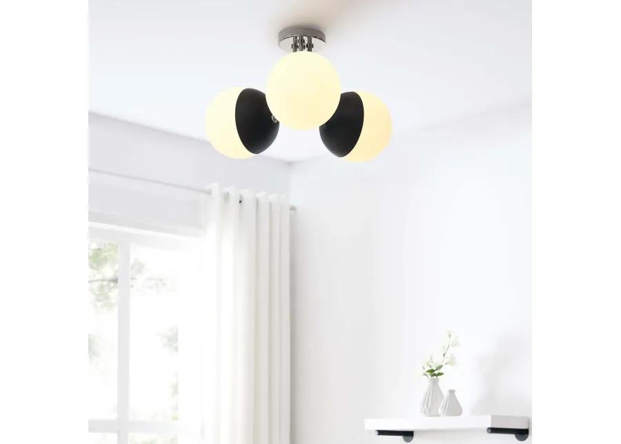 Stellar 3-Light Semi-Flush Ceiling Light