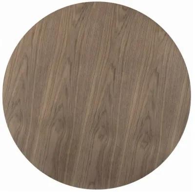 Toomevara round Dining Table Walnut And Black