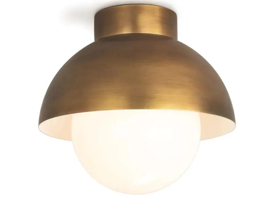 Montreux Flush Mount (Natural Brass)