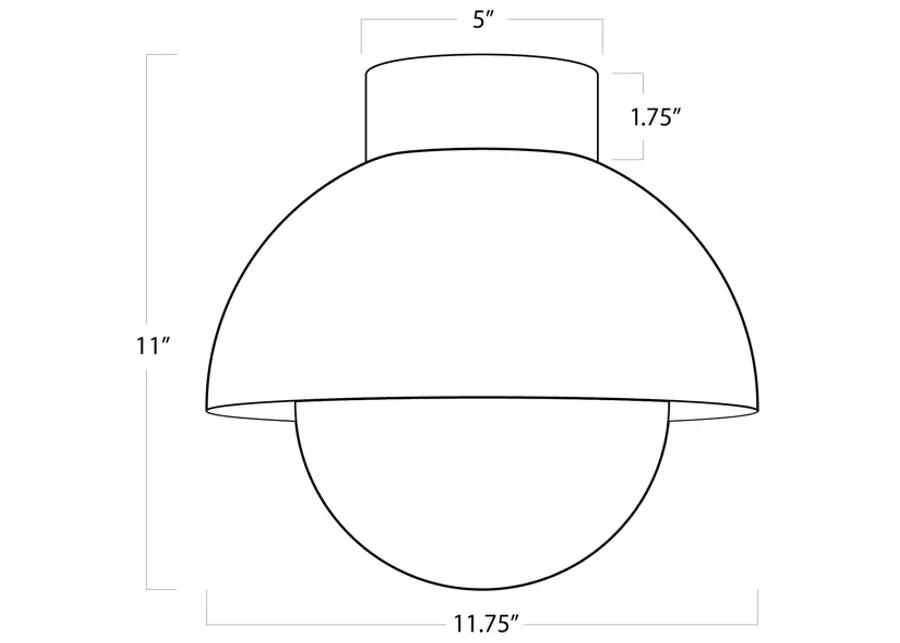 Montreux Flush Mount (Natural Brass)