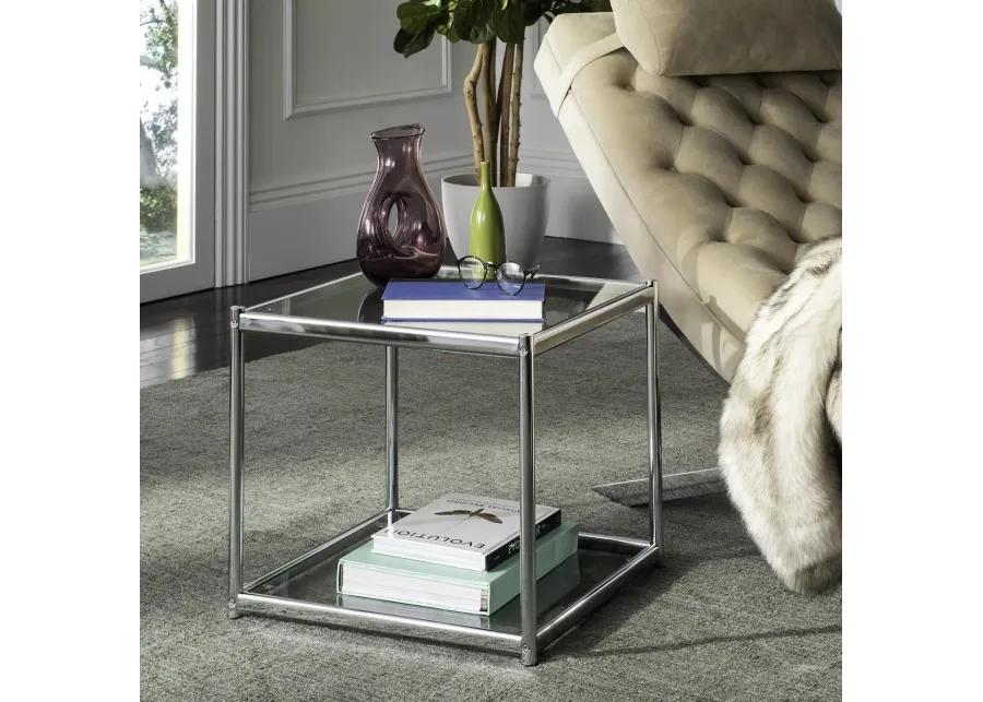 LILIAS GLASS END TABLE