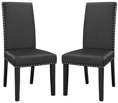 Parcel Dining Side Chair Vinyl Set of 2