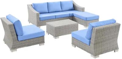 Conway 5-Piece Outdoor Patio Wicker Rattan Furniture Set