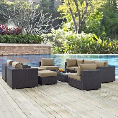 Convene 10 Piece Outdoor Patio Sectional Set