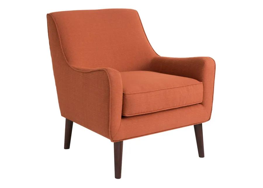 Madison Park Oxford Burnt Orange Mid-Century Accent Chair