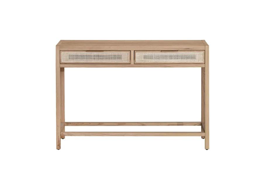 Rattan Console Table - Natural