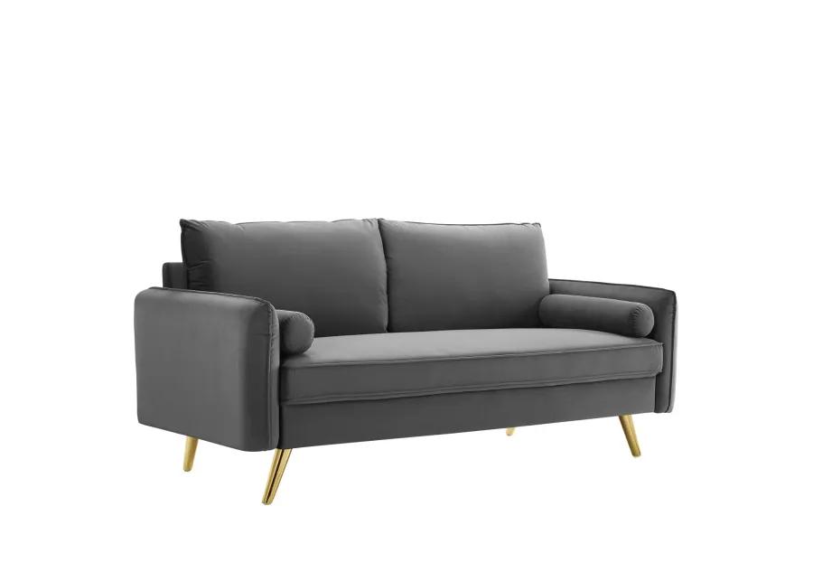 Revive Performance Velvet Sofa