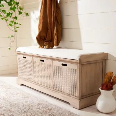 Landers 3 Drawer Storage Bench