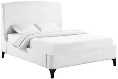 Abbeyside Upholstered Curved Headboard Platform Bed