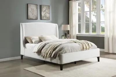 Abbeyside Upholstered Curved Headboard Platform Bed