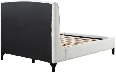 Abbeyside Upholstered Curved Headboard Platform Bed