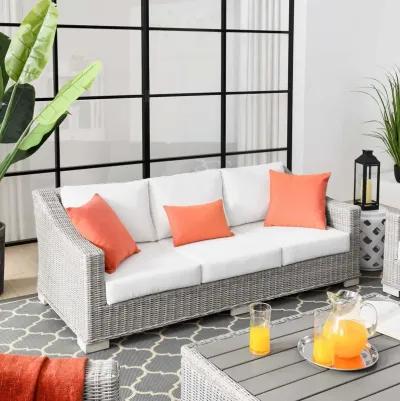 Conway Outdoor Patio Wicker Rattan Sofa