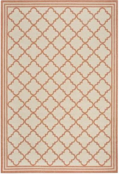 LINDEN 121 Collection LND121R-4 Cream / Rust 4' X 6'