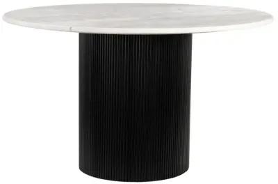 Izola Dining Table White & Black