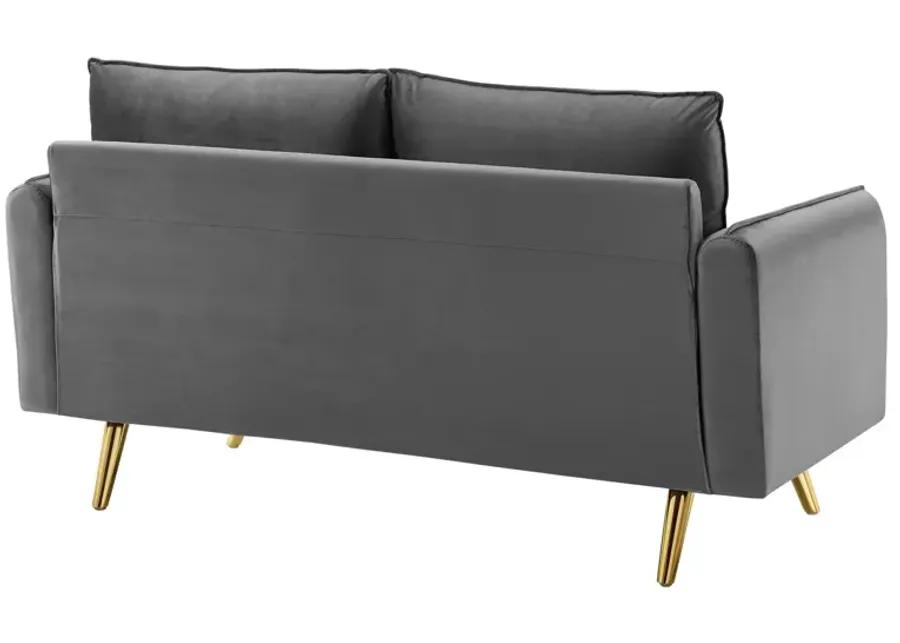 Revive Performance Velvet Loveseat