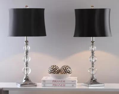 Maeve 28-Inch H Crystal Ball Lamp - Set of 2