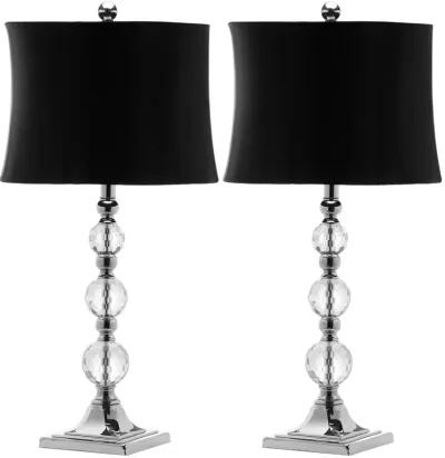 Maeve 28-Inch H Crystal Ball Lamp - Set of 2