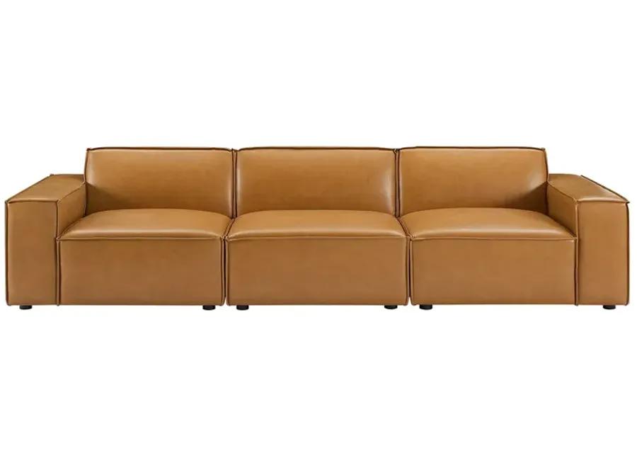 Restore Vegan Leather 3-Piece Sofa