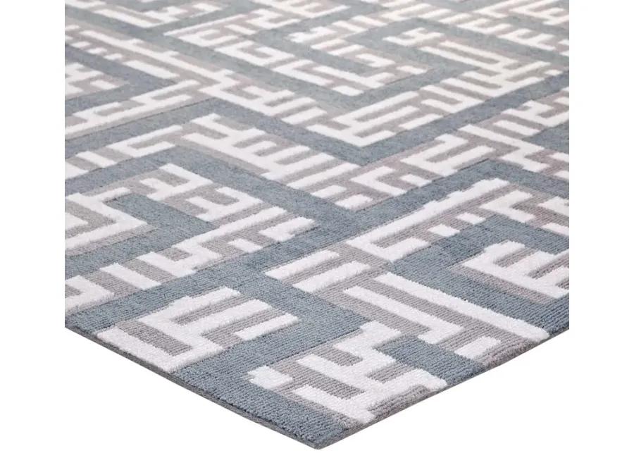 Nahia Geometric Maze 8x10 Area Rug