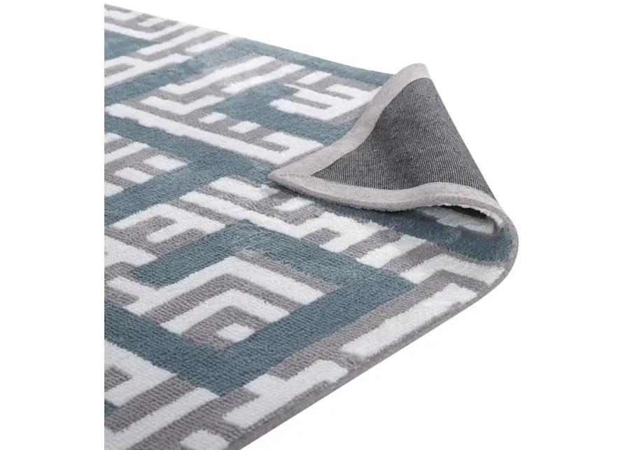 Nahia Geometric Maze 8x10 Area Rug