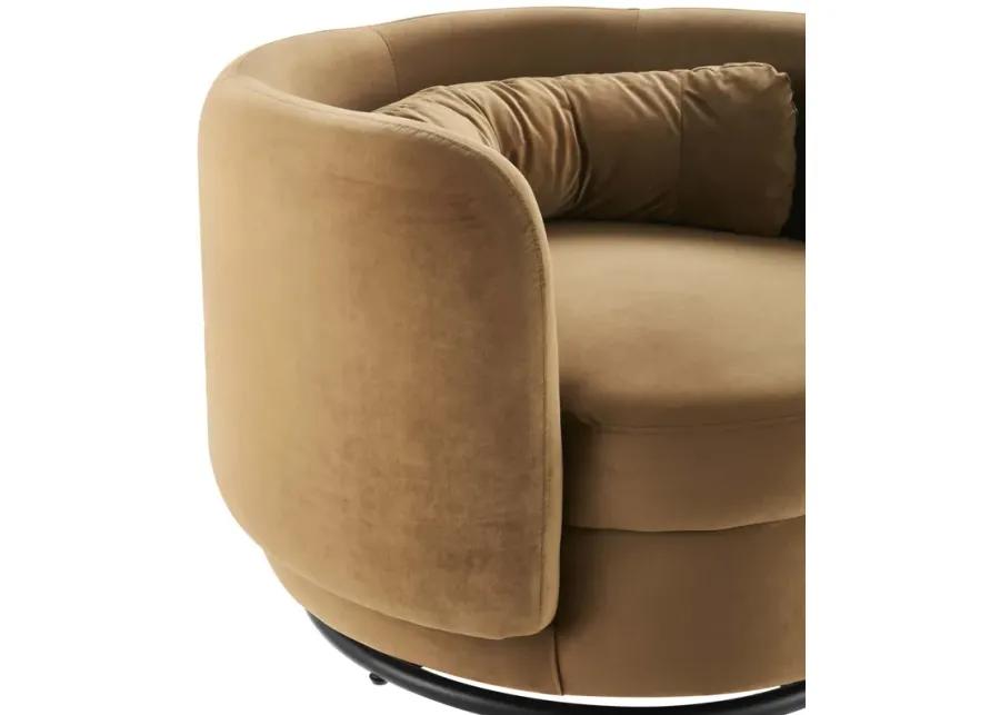 Relish Performance Velvet Performance Velvet Swivel Chair