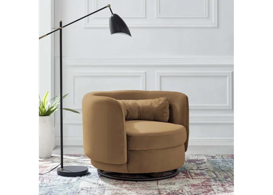 Relish Performance Velvet Performance Velvet Swivel Chair