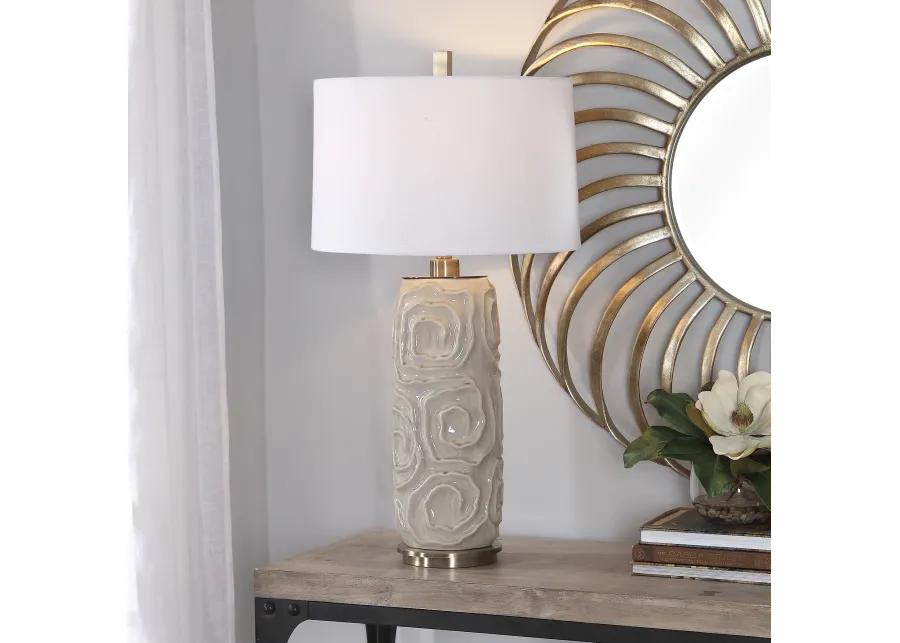 Zade Warm Gray Table Lamp