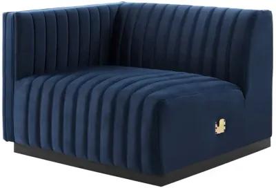 Conjure Channel Tufted Performance Velvet Sofa