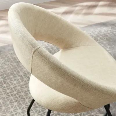 Nouvelle Upholstered Fabric Dining Chair Set of 2