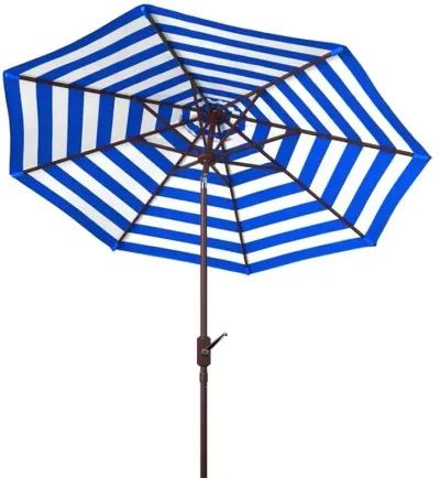 ATHENS INSIDE OUT STRIPED 9FT CRANK OUTDOOR AUTO TILT UMBRELLA