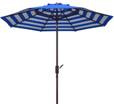 ATHENS INSIDE OUT STRIPED 9FT CRANK OUTDOOR AUTO TILT UMBRELLA