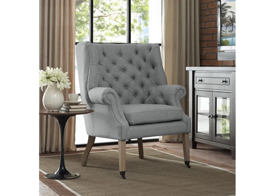 Chart Upholstered Fabric Lounge Chair