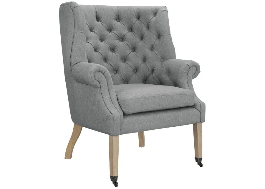 Chart Upholstered Fabric Lounge Chair