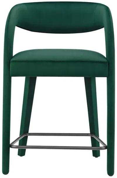 Pinnacle Performance Velvet Counter Stool Set of Two