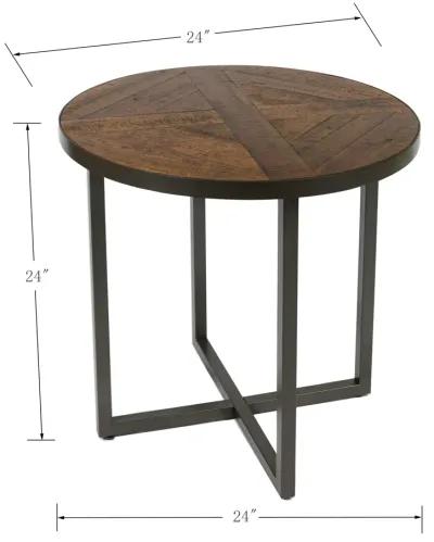 Denton Round End Table