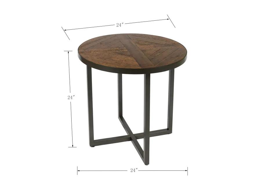 Denton Round End Table