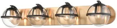 Davenay 31" Wide 4-Light Vanity Light - Satin Brass