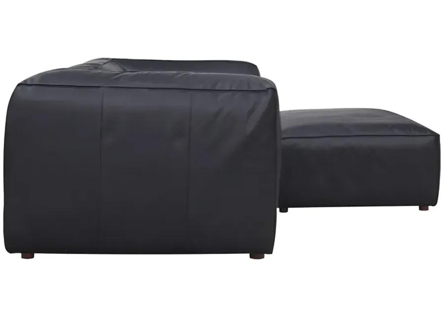 FORM NOOK MODULAR SECTIONAL VANTAGE BLACK LEATHER