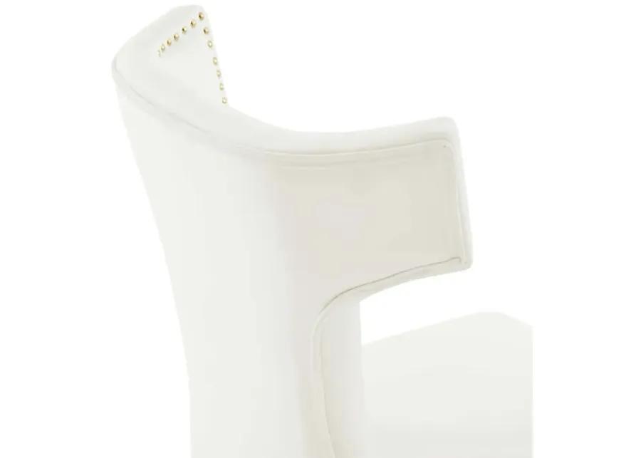 Curve Performance Velvet Dining Chairs - Set of 2