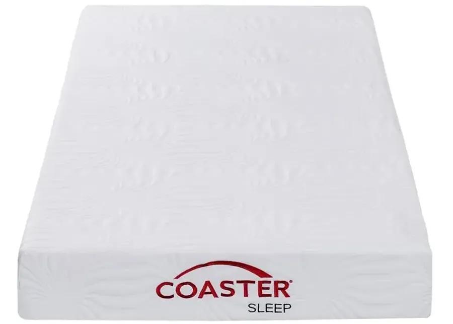 Keegan Twin Long Memory Foam Mattress White