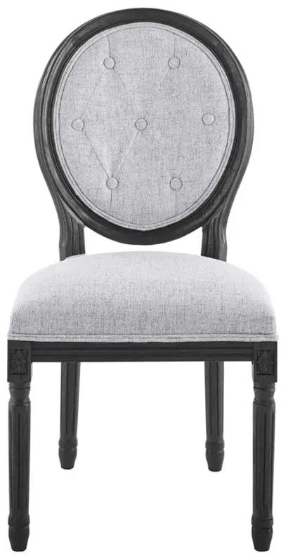 Arise Vintage French Upholstered Fabric Dining Side Chair