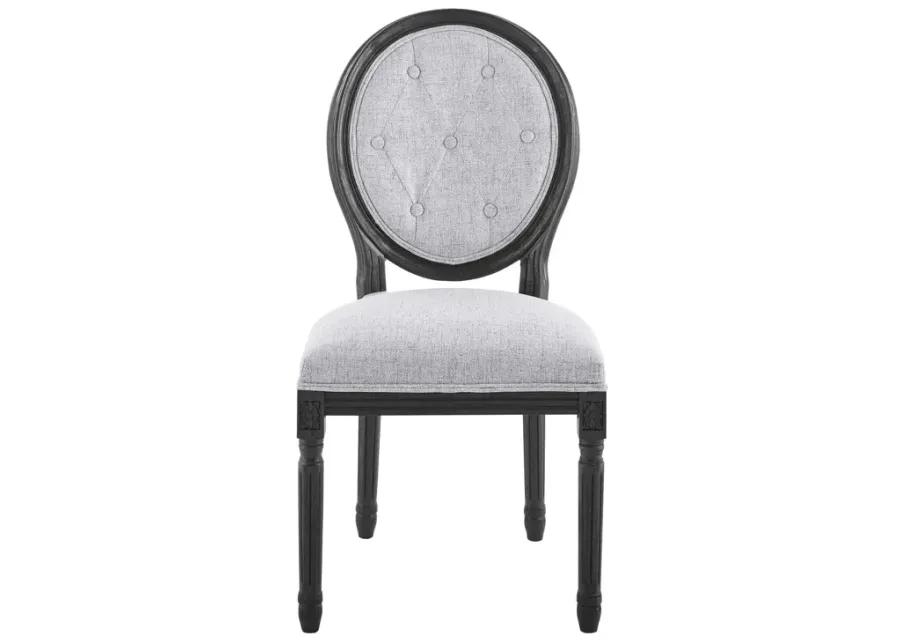 Arise Vintage French Upholstered Fabric Dining Side Chair