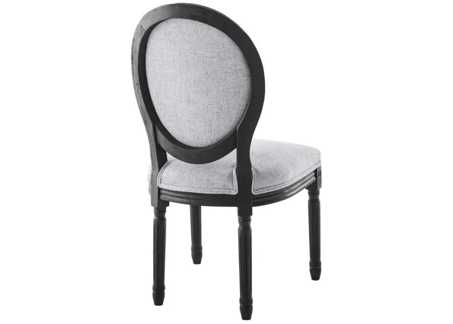 Arise Vintage French Upholstered Fabric Dining Side Chair