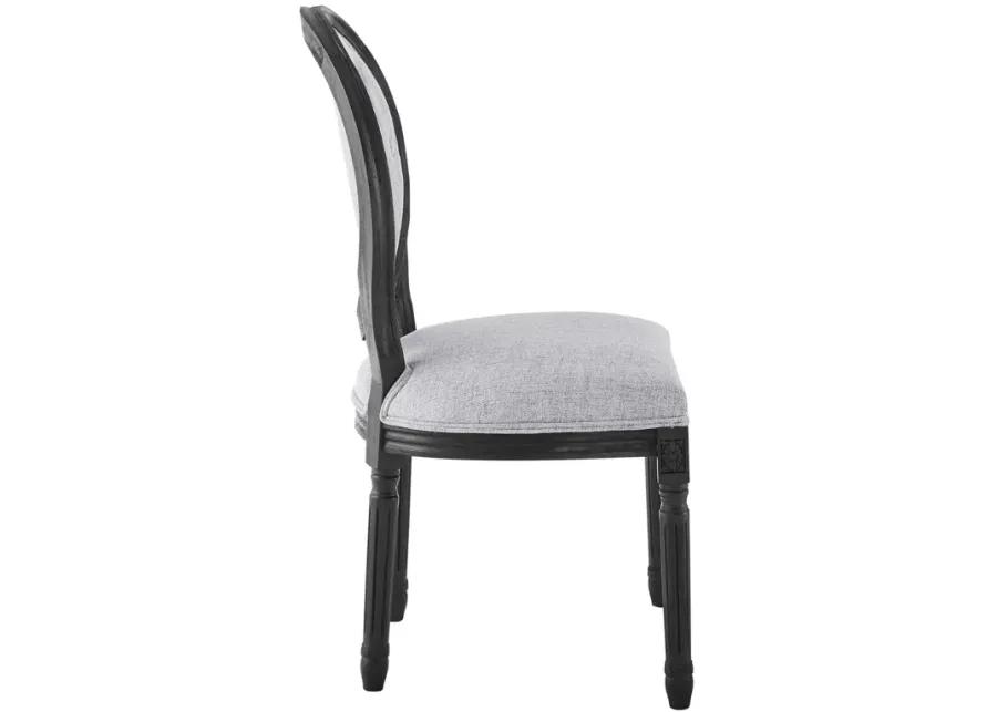 Arise Vintage French Upholstered Fabric Dining Side Chair