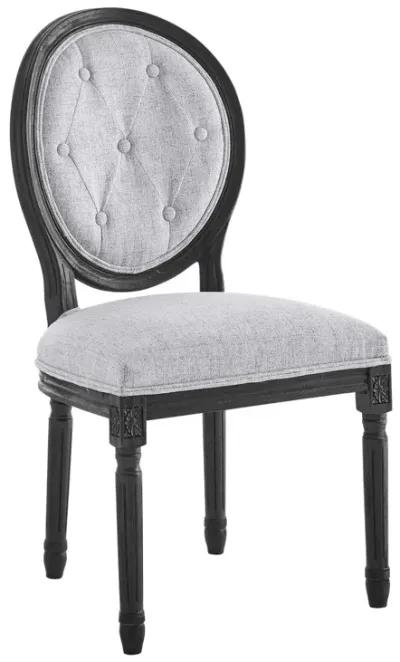 Arise Vintage French Upholstered Fabric Dining Side Chair