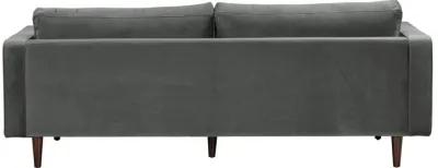 Cave Ash Gray Velvet Sofa