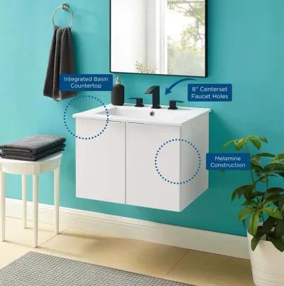 Maybelle 24" Wall-Mount Bathroom Vanity