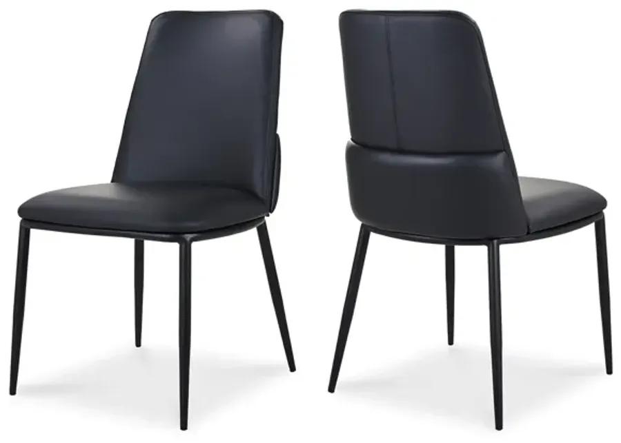 DOUGLAS DINING CHAIR BLACK-SET OF TWO