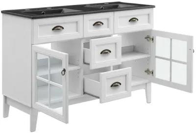 Isle 48" Double Bathroom Vanity Cabinet