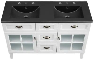 Isle 48" Double Bathroom Vanity Cabinet